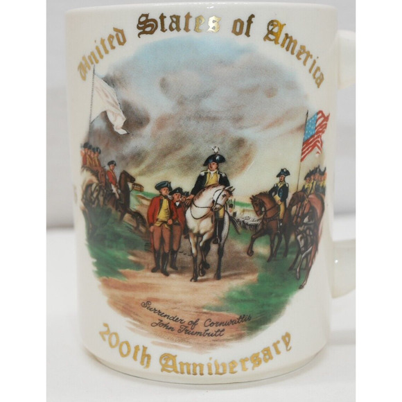 United States of America 200th Anniversary Collector Mug Conrad Crafters 1976 - Picture 10 of 12